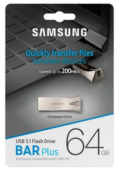 Флешка 64Gb Samsung BAR Plus USB 3.1