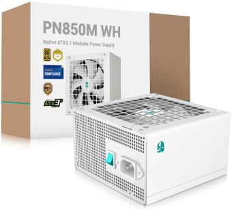 Блок питания .850W Deepcool GamerStorm PN850M 120mm 80+ Gold, белый