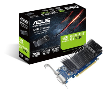 Видеокарта 2Gb ASUS GT1030-SL-2G-BRK (GT1030) GDDR5 64bit DVI HDMI