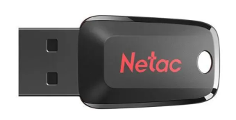 Флешка 4Gb Netac U197 USB2.0 пластиковая, черная