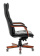 Кресло Бюрократ T-9927 WALNUT (кожа/кожзам, мех. качания, крест. металл/дерево, до 200 кг) Черный