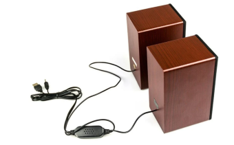 Акустическая система Dialog Stride AST-20UP CHERRY (2х3W, питание от USB) вишневый