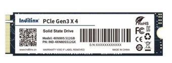 Накопитель SSD M.2 .512Gb Indilinx 4XN80S (PCI-E 3.0 x4, 2300/1500 Мбайт/сек)