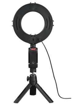 Кольцевой осветитель Hama SpotLight Work Area 67, 48 LED, 17см, bluetooth