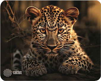 Коврик для мыши CACTUS [CS-MP-D06S] 250x200x3мм, Leopard