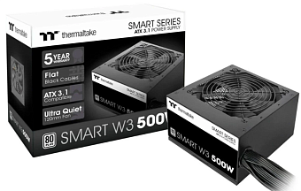 Блок питания 500W Thermaltake Smart W3 120mm 80+ Standart