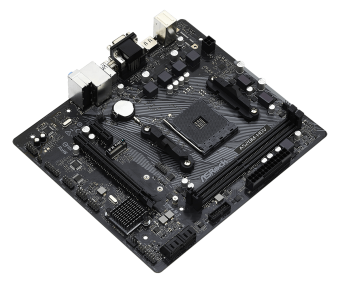 Материнская плата Socket AM4 ASRock A520M-HDV (A520) 2*DDR4 1*PCI-Ex1 1*PCI-Ex16 SATA VGA DVI HDMI mATX