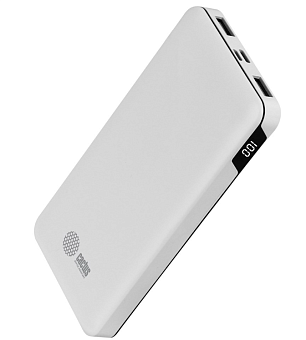Внешний аккумулятор 10000 mAh_ Cactus CS-PBFSKT-10000 белый