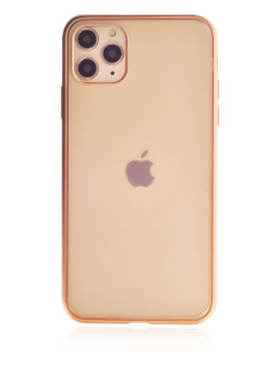 Чехол для смартфона Apple iPhone 11 Pro 5.8" - Gurdini Matt Silicone overlay, золотой