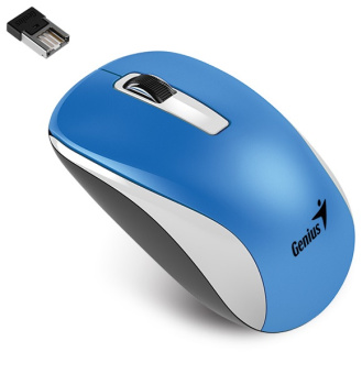 Мышь беспроводная Genius NX-7010 Wireless White-Blue