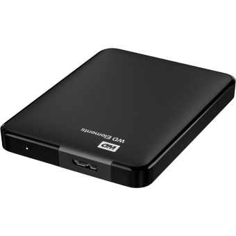 Внешний жесткий диск 1Tb WD Elements Portable 2.5" USB3.0 Black
