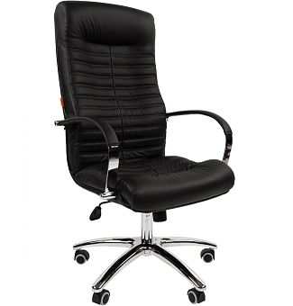 Кресло Chairman 480 экокожа, черный