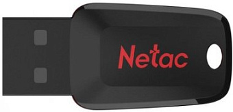 Флешка 64Gb Netac U197 USB2.0 пластиковая, черная