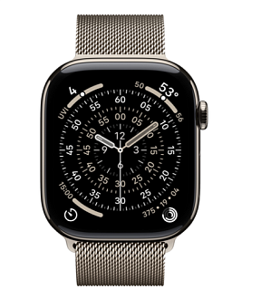 Смарт-часы Apple Watch Series 11 46mm Titanium Milanese Loop Natural (натуральный)