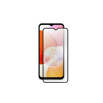 Защитное стекло для смартфона Samsung Galaxy A14 - прозрачное с рамкой