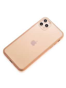 Чехол для смартфона Apple iPhone 11 Pro 5.8" - Gurdini Matt Silicone overlay, золотой