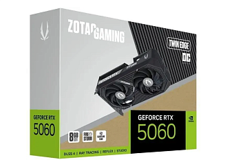 Видеокарта 8Gb Zotac RTX 5060 TWIN EDGE (RTX5060) GDDR7 HDMI DP