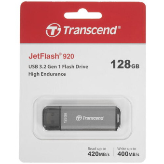 Флешка 128Gb Transcend JetFlash 920 (420 Мб/сек read, 400 Мб/сек write) USB3.1