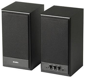 Акустическая система SVEN SPS-702 (2x20W, дерево) черный