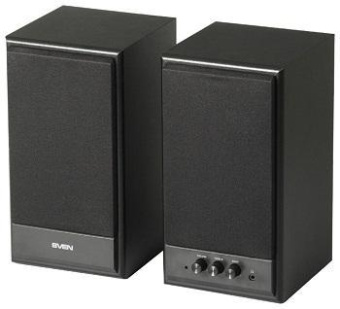 Акустическая система SVEN SPS-702 (2x20W, дерево) черный