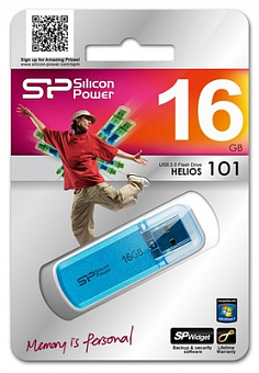 Флешка .16Gb Silicon Power Helios 101 USB синий