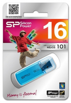 Флешка .16Gb Silicon Power Helios 101 USB синий