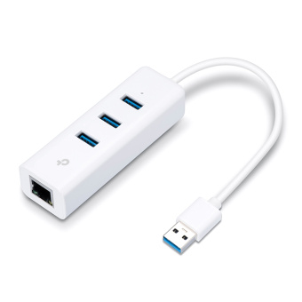 Сетевая карта USB3.0 TP-LINK UE330 USB Hub & Fast Ethernet Adapter 10/100/1000 Мбит/сек