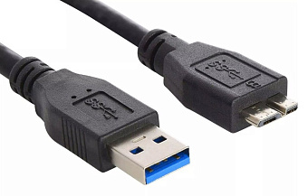 Кабель USB3.0 Am < - > microBm  1.5м Buro черный