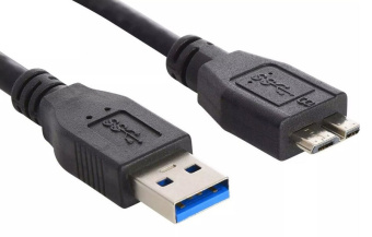 Кабель USB3.0 Am < - > microBm  1.5м Buro черный