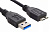 Кабель USB3.0 Am < - > microBm  1.5м Buro черный