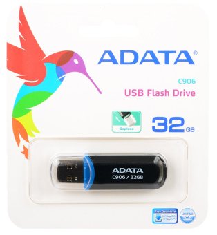 Флешка 32Gb ADATA [C906] USB черный