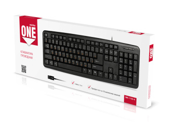 Клавиатура проводная Smartbuy ONE 112 USB Black