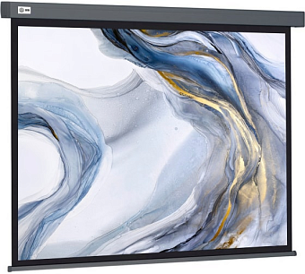 Экран для проектора Cactus 128x170.7см Wallscreen CS-PSW-128X170-SG 4:3 настенно-потолочный рулонный серый