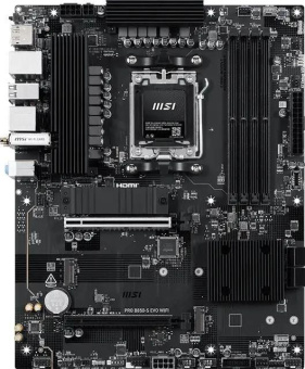 Материнская плата Socket AM5 MSI PRO B850-S EVO WIFI (B850) 4*DDR5 HDMI DP ATX