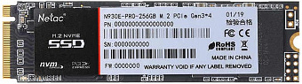Накопитель SSD M.2 .256Gb Netac N930E Pro (PCI-E 3.0 x4, 2040/1270 Мбайт/сек)