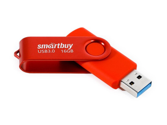 Флешка .16Gb SmartBuy Twist USB3.0 красный