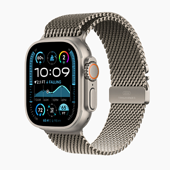 Смарт-часы Apple Watch Ultra 2 2024 49mm Titanium Milanese Loop Natural