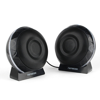 Акустическая система Гарнизон GSP-150 (2x3W, подсветка, питание USB) черный