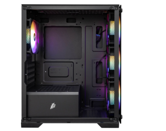 Корпус 1STPLAYER FIREBASE X2-M FRGB mATX чёрный