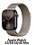 Ремешок Gurdini Titanium Milanese Loop Apple Watch 42/44/45/46/49mm Natural