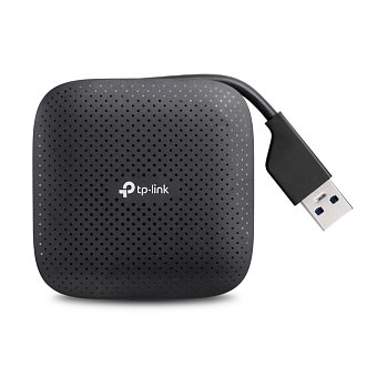 Концентратор USB-A - 4-port USB3.0, TP-Link UH400, черный