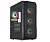 Корпус 1STPLAYER XF-BK-4F7 ARGB ATX чёрный
