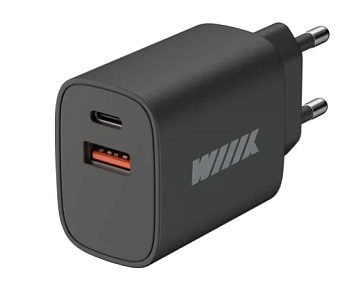 Сетевое зарядное устройство Wiiix UNN-1-2-04 5W Type-C черный