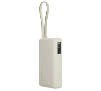 Внешний аккумулятор 10000 mAh_ Xiaomi Power Bank 67W USB-A, USB-C Tan (Integrated Cable)
