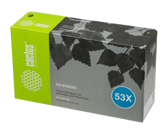 Картридж лазерный Cactus CS-Q7553XS для HP P2014/P2015/M2727, 7000 стр. черный