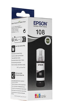 Картридж струйный EPSON 108 для Epson L8050/L18050, чёрный