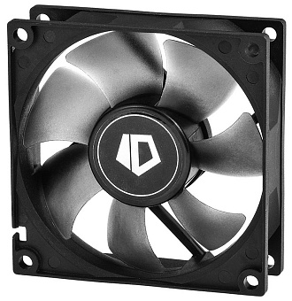 Вентилятор для корпуса .80mm ID-Cooling NO-8025-SD (3-pin, 80x80x25mm, 21дБ, 2000об/мин)