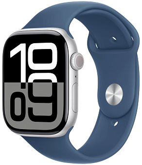 Смарт-часы Apple Watch Series 10 46mm Aluminum Band Silver (серебристый)