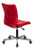 Кресло Бюрократ CH-330M (эко.кожа, без мех. качания, крест. металл, до 120 кг) Красный