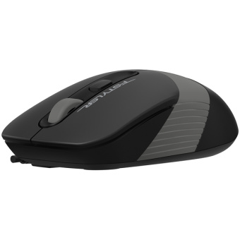 Мышь проводная A4Tech Fstyler FM10 1600dpi черный/серый